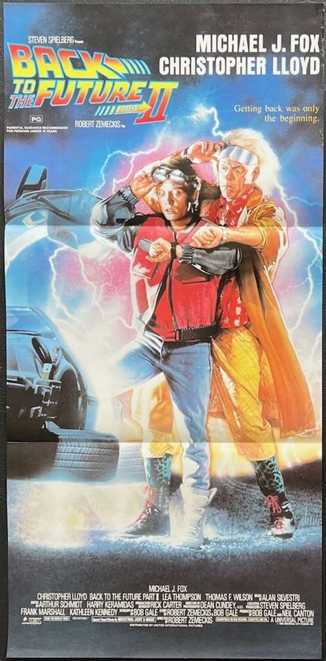 All About Movies - Back To The Future 2 Movie Poster Original Daybill ...