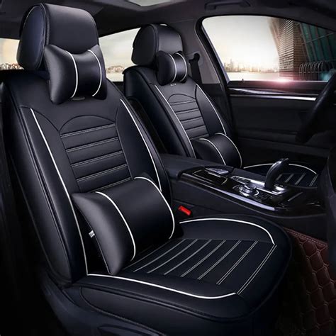 Leather Car seat cover seats covers automobiles protector accessories ...