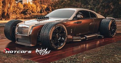 EXCLUSIVE: This Crazy Chopped Up Rolls-Royce Hot Rod Render Is Absolute Automotive Madness