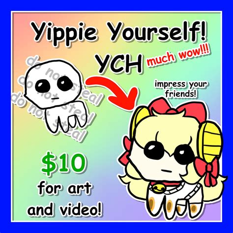 Yippee Yourself Meme Ych Art Commission TBOI Autism Creature - Etsy