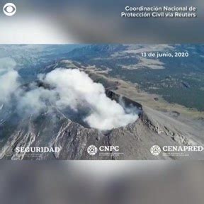 The Popocatepetl Volcano in Mexico smoldered over the weekend. Experts did a flyover of the ...