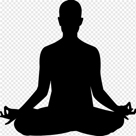 Christian meditation Feeling Yoga, meditation, physical Fitness, silhouette, sports png | PNGWing