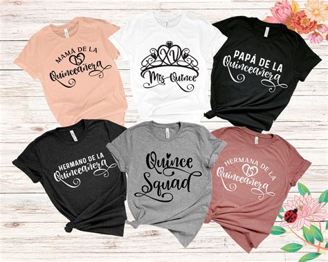 Mis Quince Squad Shirt Mexican Family Matching Shirt - Etsy