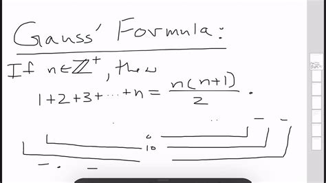 Gauss’ Formula - YouTube