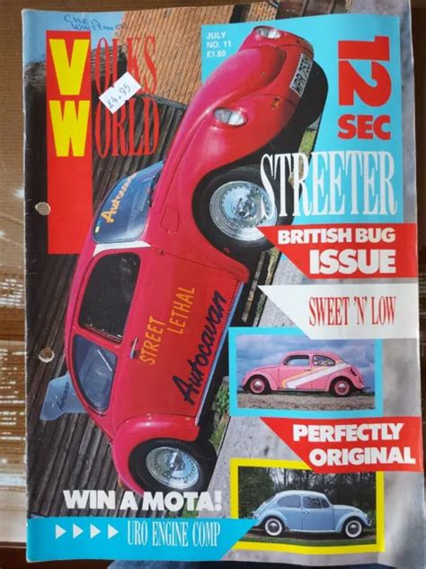 VOLKSWORLD MAGAZINE JULY 1989 No.11 GT Beetle Split Screen camper $3.73 - PicClick