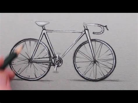 How to Draw a Bicycle: Easy Step by Step - YouTube