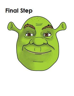 How to Shrek Cartoon Drawing Tutorial, Cartoon Drawings, Easy Drawings, Punk Disney Princesses ...