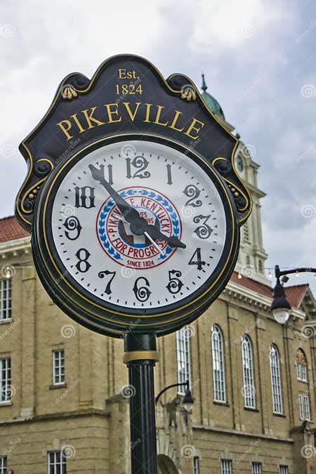 Clock in Downtown Pikeville Ky USA 2023 Editorial Stock Image - Image of attraction, 2023: 278136954