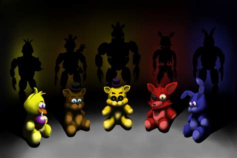 Animatronics Fnaf 4 by StimDreik on DeviantArt