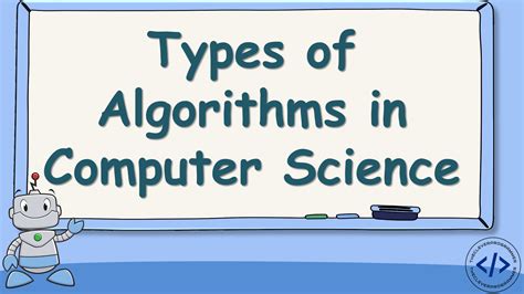 Types of Algorithms