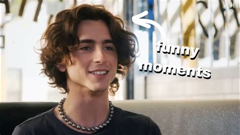 Funny moments with Timothée Chalamet: "What is Means To Make British ...