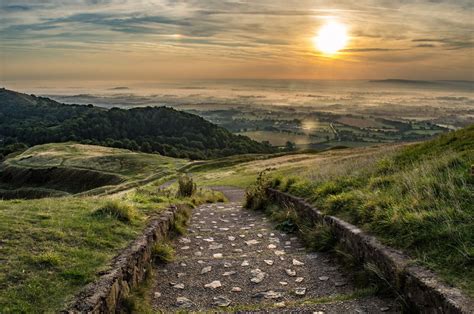 Sunrise from British Camp, Malvern Hills, Worcestershire. | Visiting england, Malvern hills ...