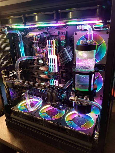 My first watercooled pc, album in comments with and without rgb : r ...