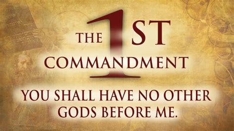 First Commandment: No Other Gods | Sermons | Arcola United Methodist Church