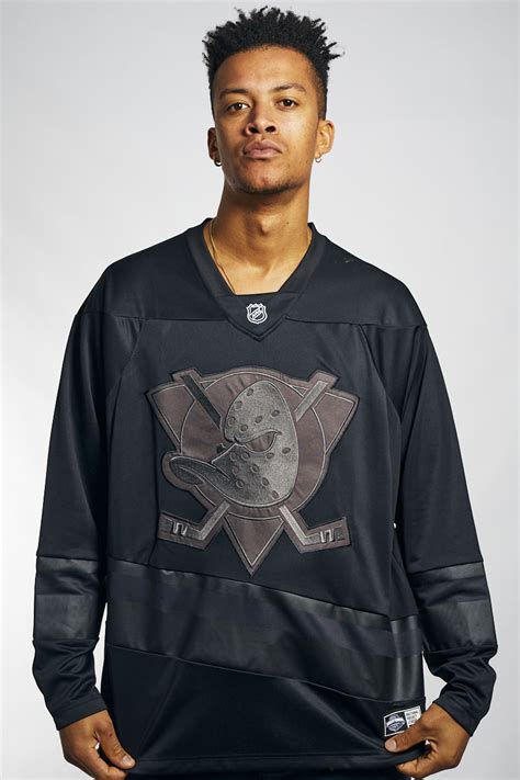 Anaheim Ducks NHL Replica Jersey in Triple Black | Stateside Sports