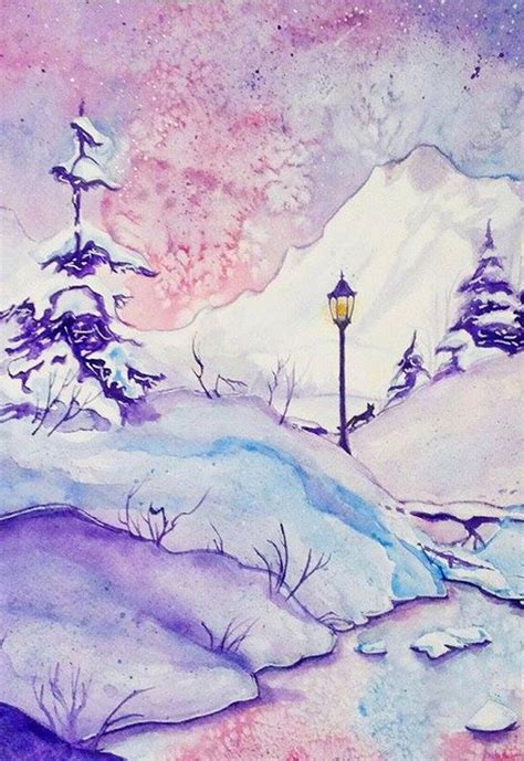 Winter landscape by KaritaArt on DeviantArt