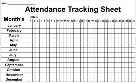 Amazing Employee Attendance Sheet 2019 Leave Tracker Excel Template