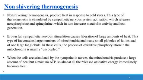 Thermoregulation