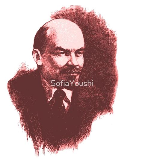 "LENIN RED PORTRET " by SofiaYoushi | Redbubble