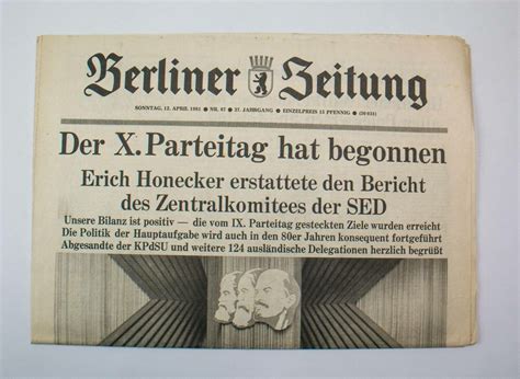 Zeitung ,,Berliner Zeitung'' | DDR Museum Berlin