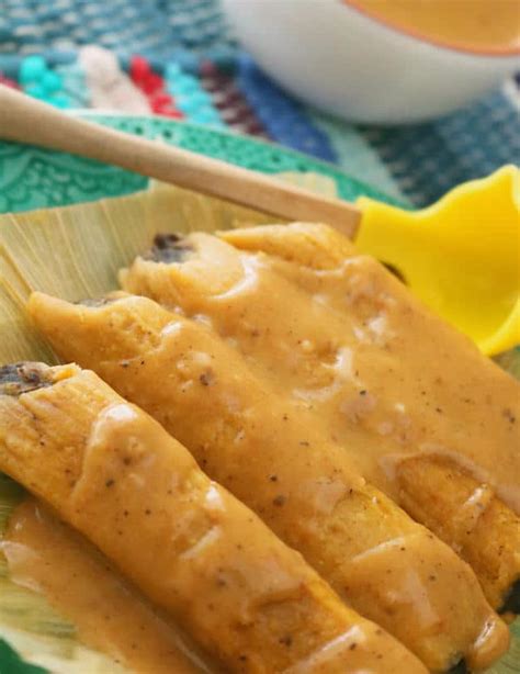 Tamales with Chipotle Cheese Sauce | Recipe - The Anthony Kitchen