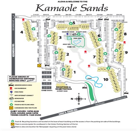 Kamaole Sands Map - Kamaole Sands Rent By Owner