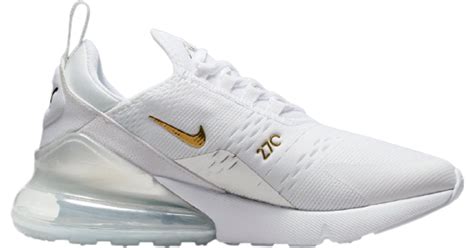 Nike Air Max 270 W - White/Metallic Gold/Metallic Silver