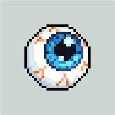 Pixel art illustration Eye. Pixelated Eye. Eyes instrument music icon ...