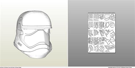 Papercraft .pdo file template for Star Wars - Episode 7 Stormtrooper ...