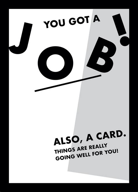 Personalised Funny New Job Card – Hallmark