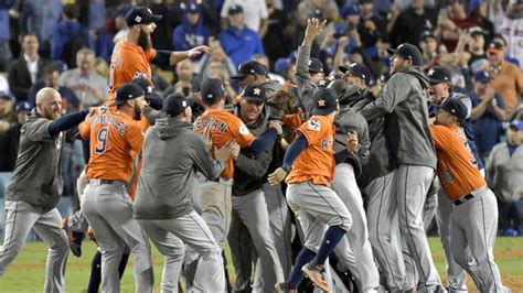 Video Houston Astros celebrate their 1st World Series Championship ...