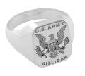 Military Online Shopping > Army Rings > Army Signet Rings | Army Signet Ring | Sterling Silver ...