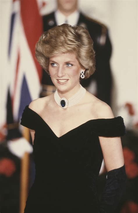 Princess Diana Wearing the Victor Edelstein Dress at the White House in ...