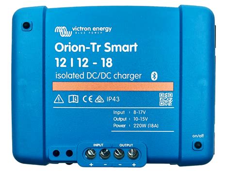 Victron Energy ORI121222120 Orion-Tr Smart 12/12-18A Isolated DC-DC charger