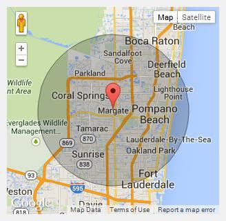 Where Is Margate Florida On Map - Palm Beach Map