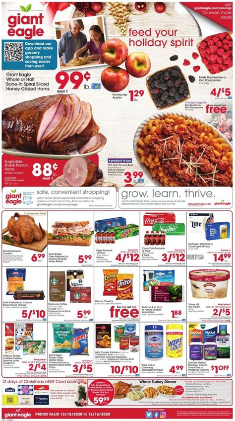 Giant Eagle Weekly Ad Dec 10 – Dec 16, 2020