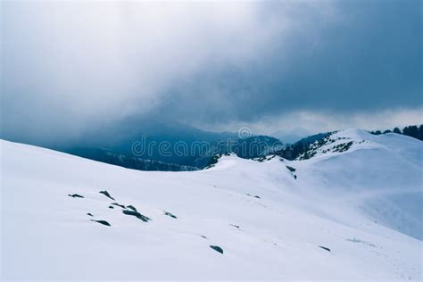 Snowfall In Dalhousie Himachal Pradesh Stock Image - Image of snow ...