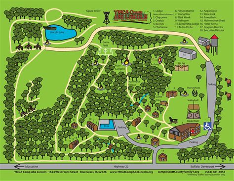 Camp Map - YMCA Camp Abe Lincoln