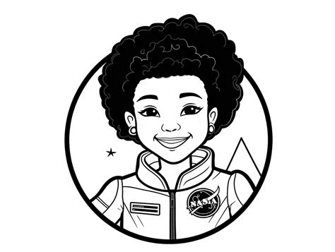 Astronaut Mae Jemison Coloring Sheet - Coloring Page