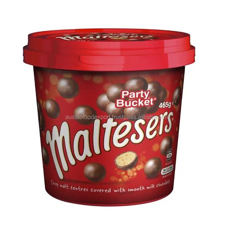 Maltesers 465g Bucket Chocolate Malt Balls Made In Australia For Export ...