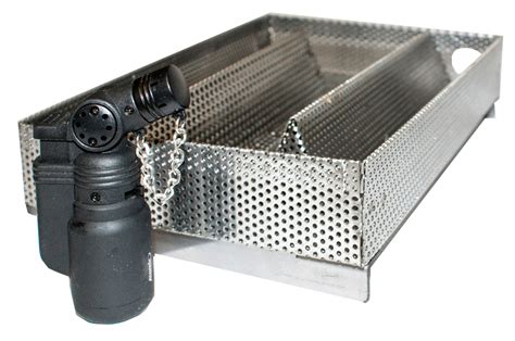 SF003 Stainless Steel COLD Smoker Box Adds a distinctive smokey flavor to meat.