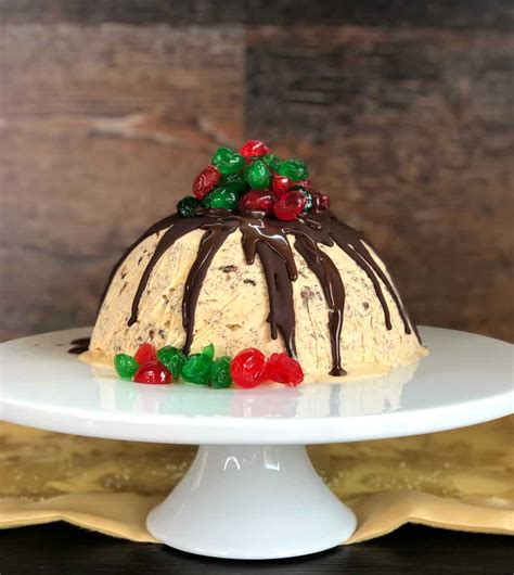 Christmas Cake Ice Cream Pudding - Just a Mum's Kitchen