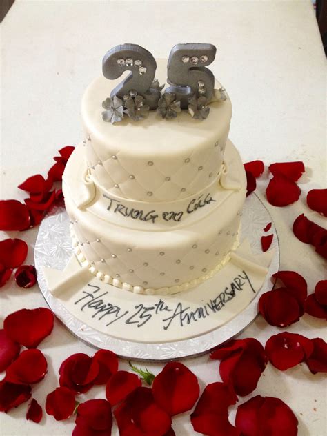 Pin by Kadi Goines on Cakes | 25th wedding anniversary party, 25th ...