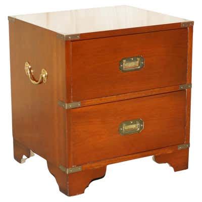 Lovely Harrods Kennedy Military Campaign Full Sized Chest of Drawers ...