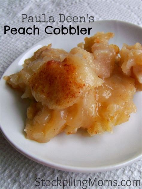 Paula Deen’s Peach Cobbler