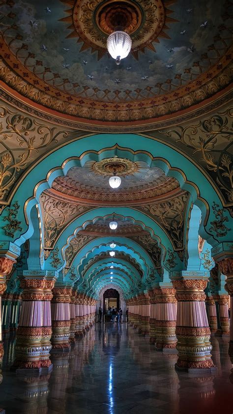 Interior Design of the Mysore Palace in India · Free Stock Photo