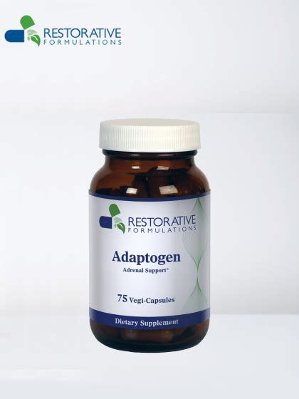 SUPPLEMENTS: Restorative Formulations Adaptogen Adrenal Support 75 Caps