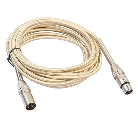 Braided 3 Pin XLR Cable Microphone Cable Audio Sound XLR Male to Female ...