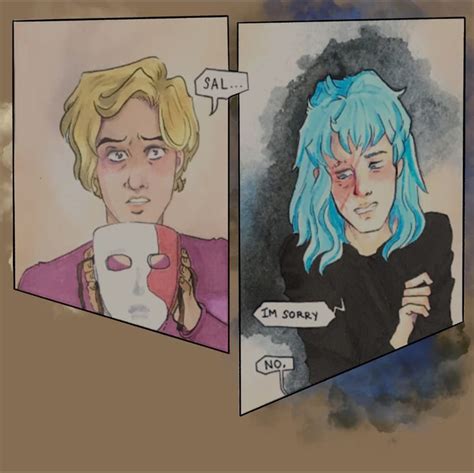 Sal x Travis Fan Comic Pt.3 | Sally face game, Sf art, Silly faces