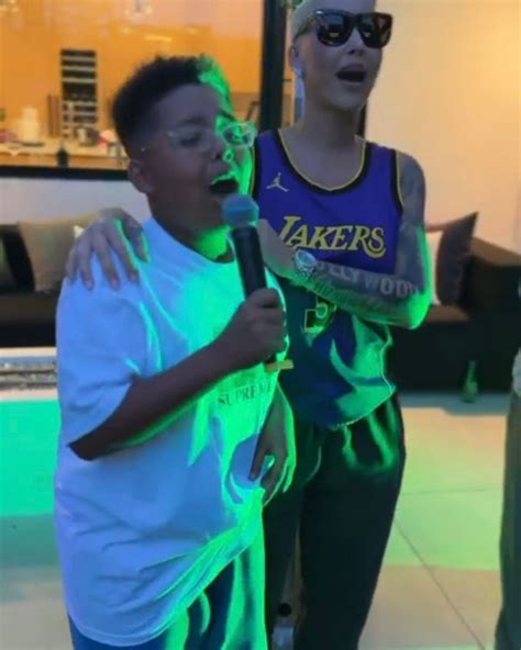 Wiz Khalifa, Amber Rose Celebrate Son's 10th Birthday: Photos